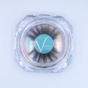 VBP01 Viribus Faux Mink Strip Lashes in closed case