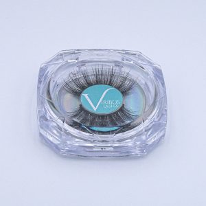 VBP01 Viribus Faux Mink Strip Lashes in closed case