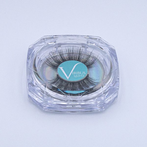 VBP01 Viribus Faux Mink Strip Lashes in closed case