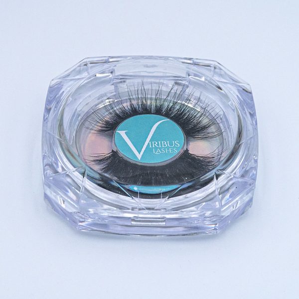 Viribus Faux Mink Strip Lashes in decorative case