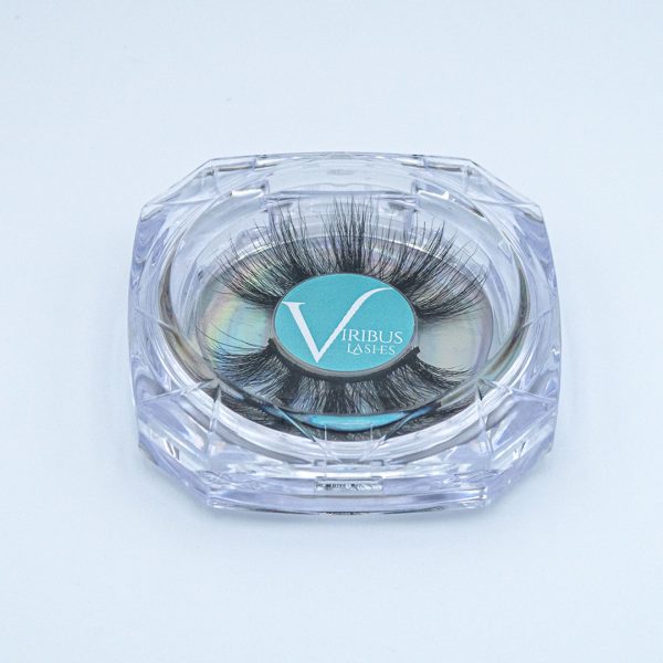 Viribus Faux Mink Strip Lashes in decorative case