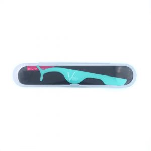 false eyelash tweezers mint green in packaging case